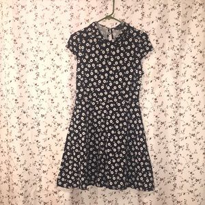 Dorothy Perkins blue flower print fit n flare